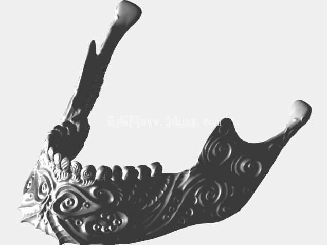 Caelum Ornate:复杂的巴洛克漩涡\u0026 花丝头骨雕塑
