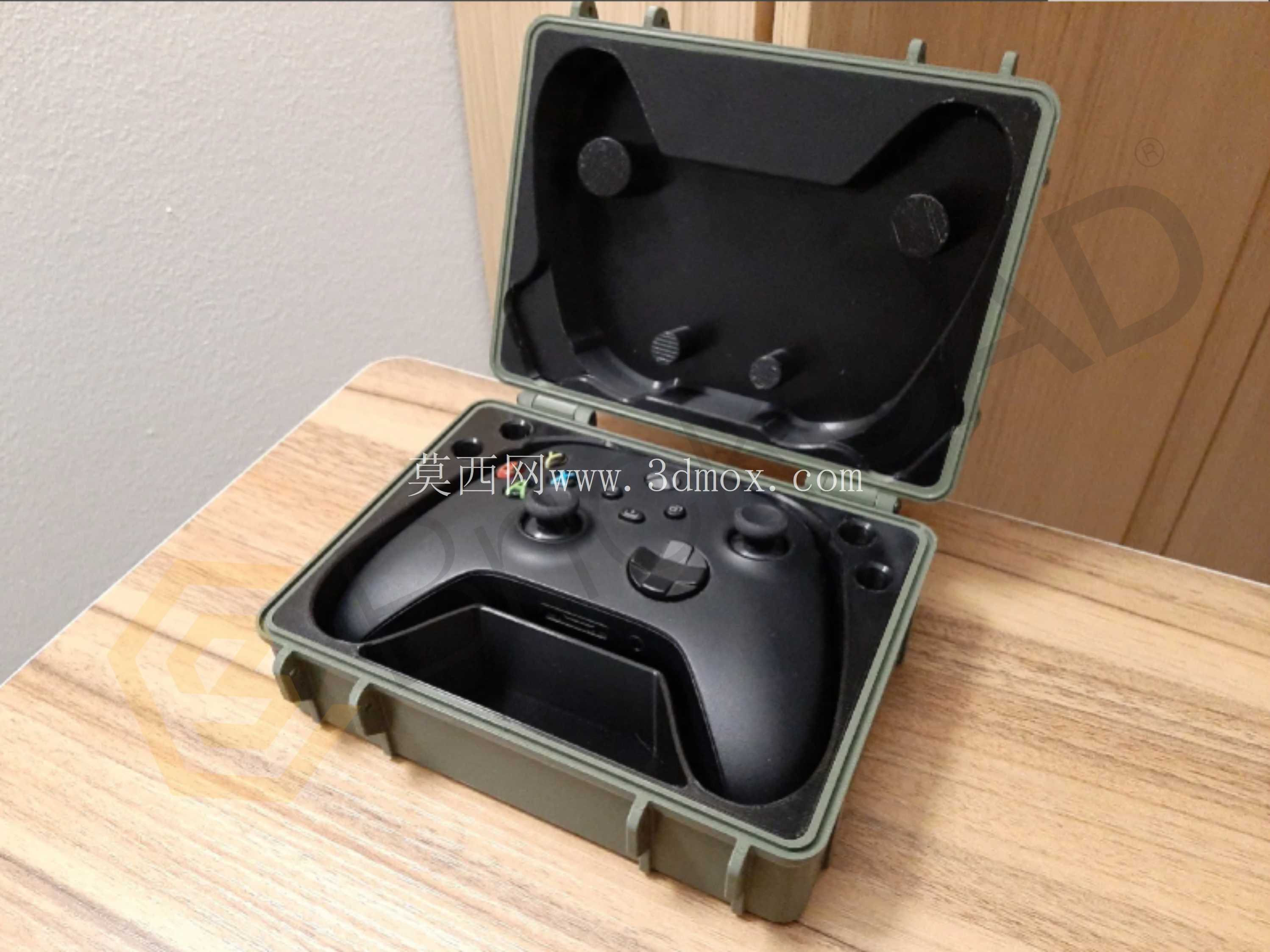 Xbox 控制器盒 – 3D 可打印 CAD 模型 | SolidWorks 保护性存储设计