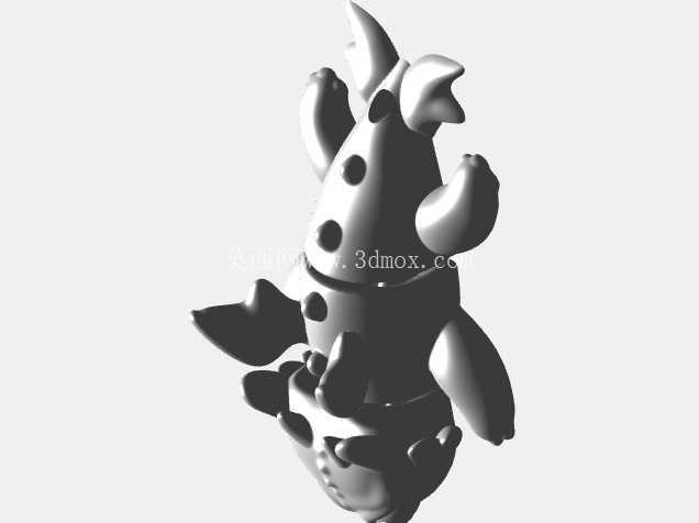 龙钥匙扣 – 3D 可打印 CAD 模型 | SolidWorks 幻想配件设计