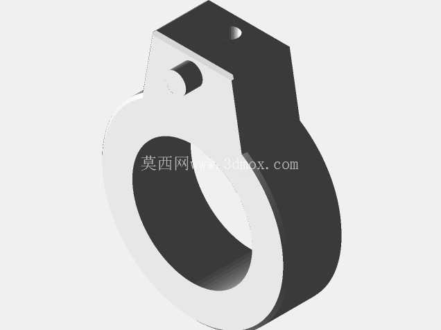 中心配重笔安装座