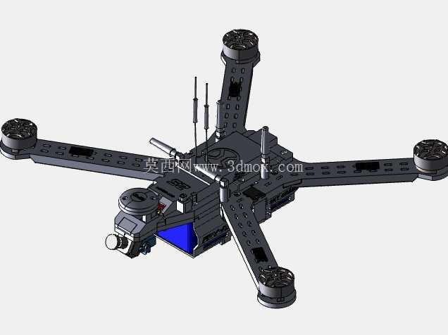 UAS115 SKY SHARK - 3D 打印 500 毫米重载多旋翼