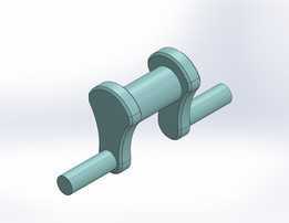 具有增强几何特征的 AISI 1020 CAD 组件
