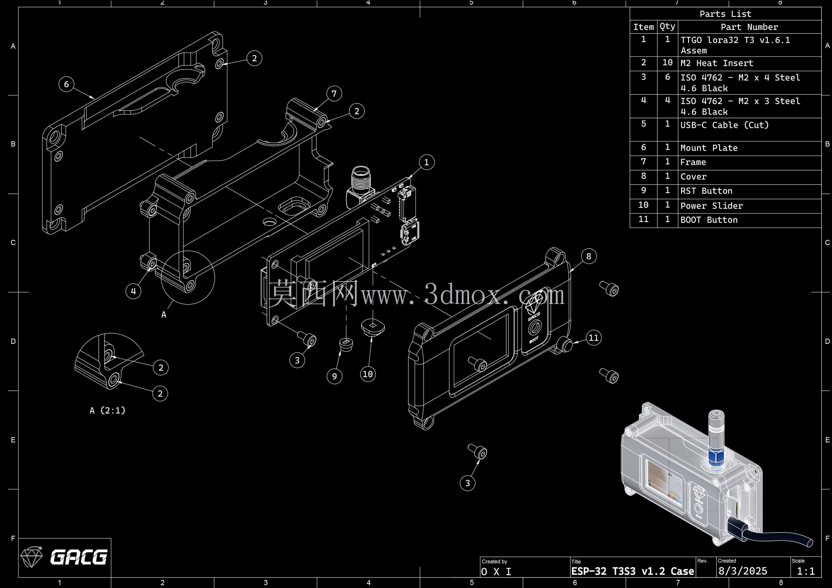 ESP-32 T3S3 V1.2 案例