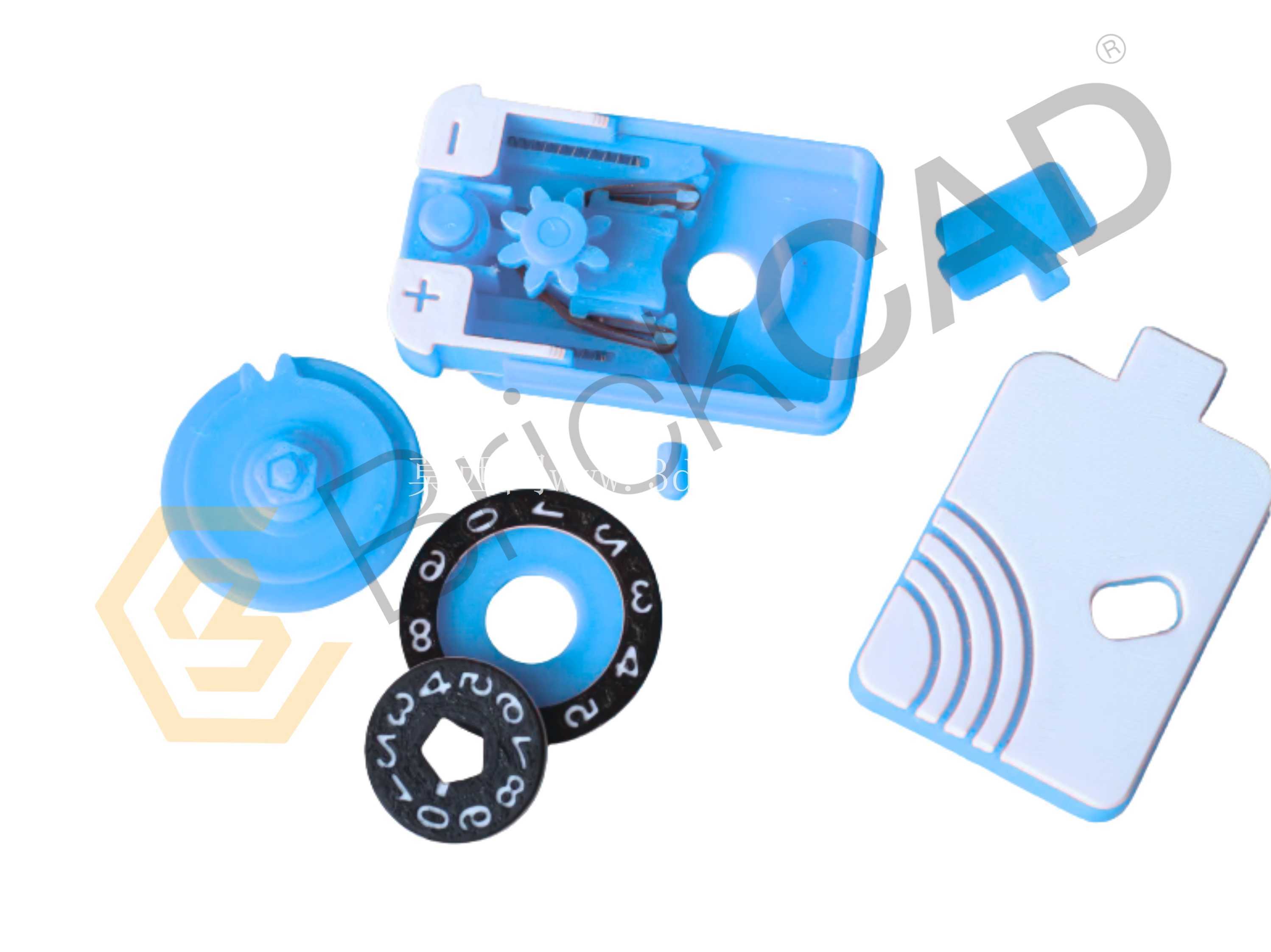 机械计数计数器 – 3D 可打印 CAD 模型 | SolidWorks 计数装置设计