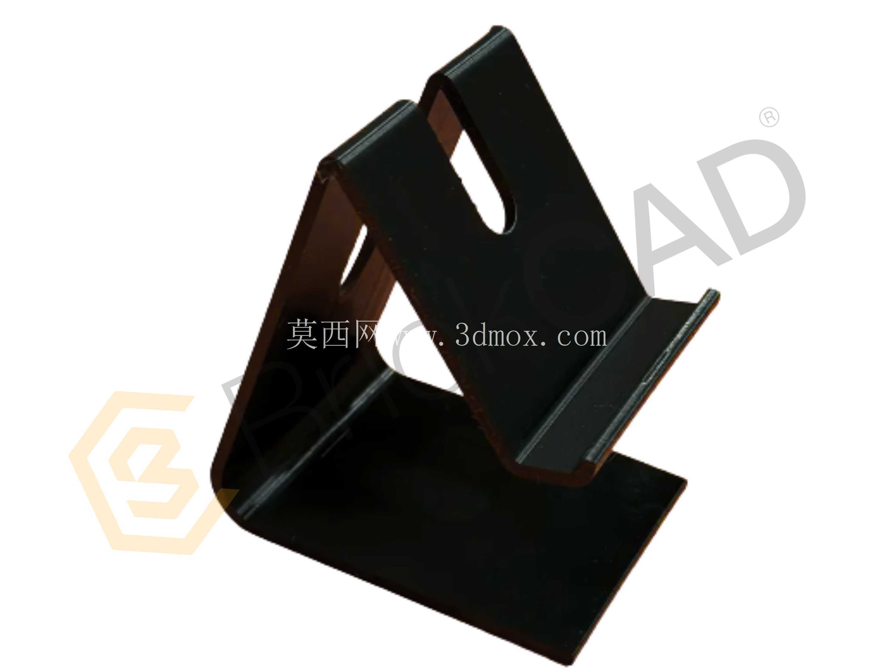 时尚的手机支架 | 桌面配件的可打印 CAD 模型