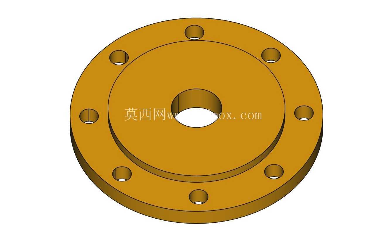 用于安全安装的重型机械法兰