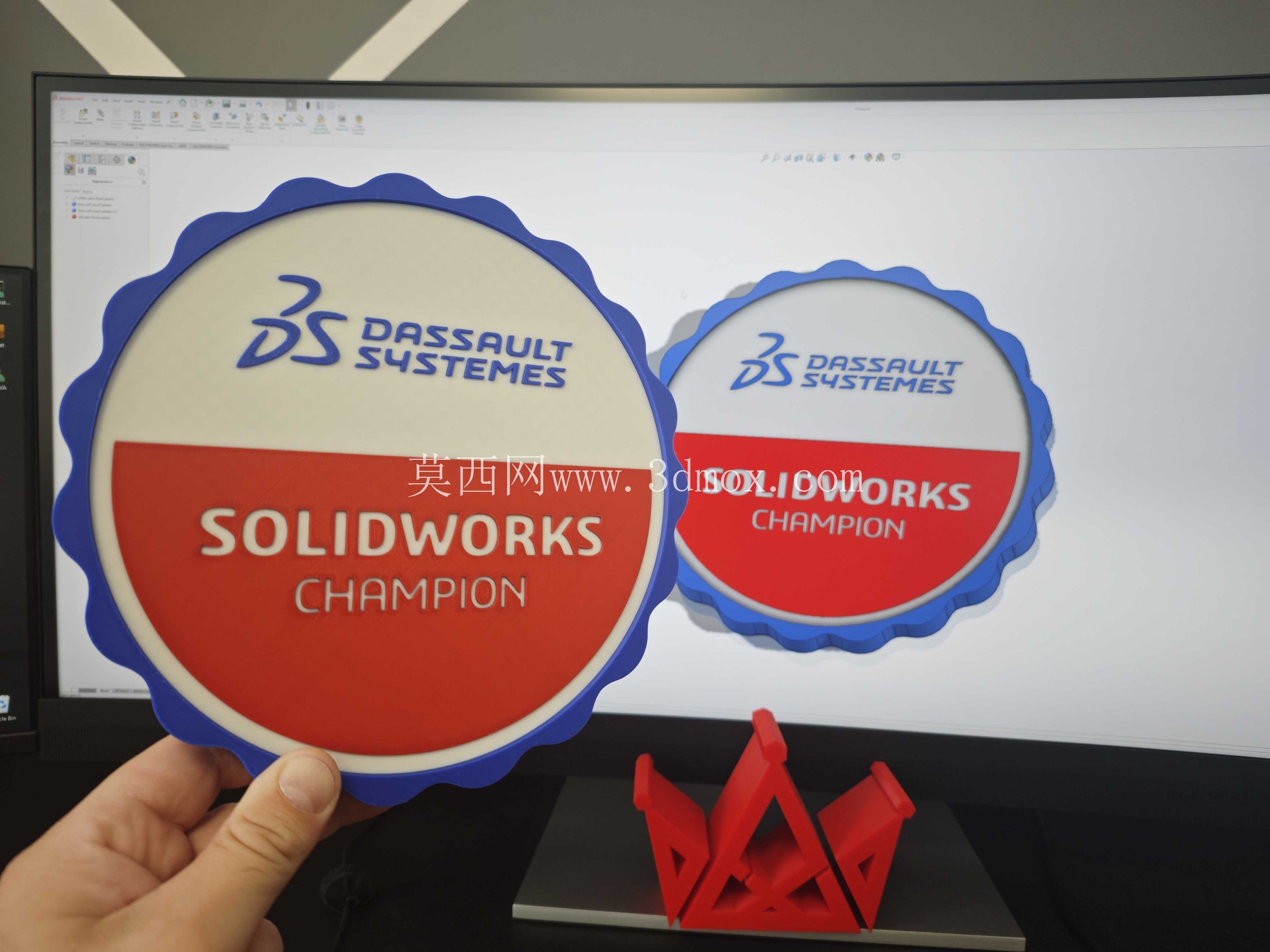 Solidworks 3D 打印冠军证书_by DR. 帕克X