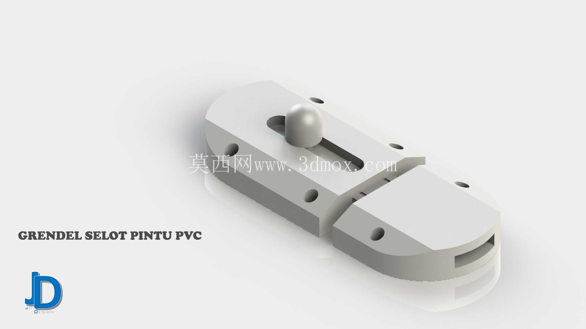 Latch Slot Lock PVC / Kunci Slot Grendel PVC