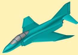 美国F-4E幻影战斗机实体拼装模型