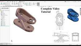 如何在Solidworks中制作支架安装板,完整视频教程