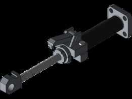 Һѹ�ף�ǰ�˶˴�����100x50x400mm
