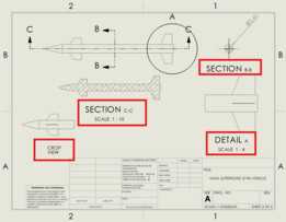 WBL 项目:使用 SolidWorks 创建具有 8 个翅??片的 NASA 超音速飞行器的工程图!