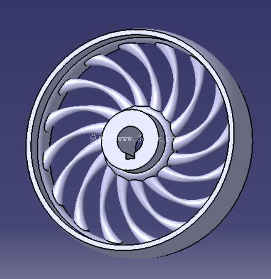 ���� - ����Ҷ�����֣�3D CAD ģ�ͣ�