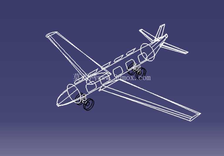 CATIA V5 中飞机的表面建模 - 生成形状设计 ??