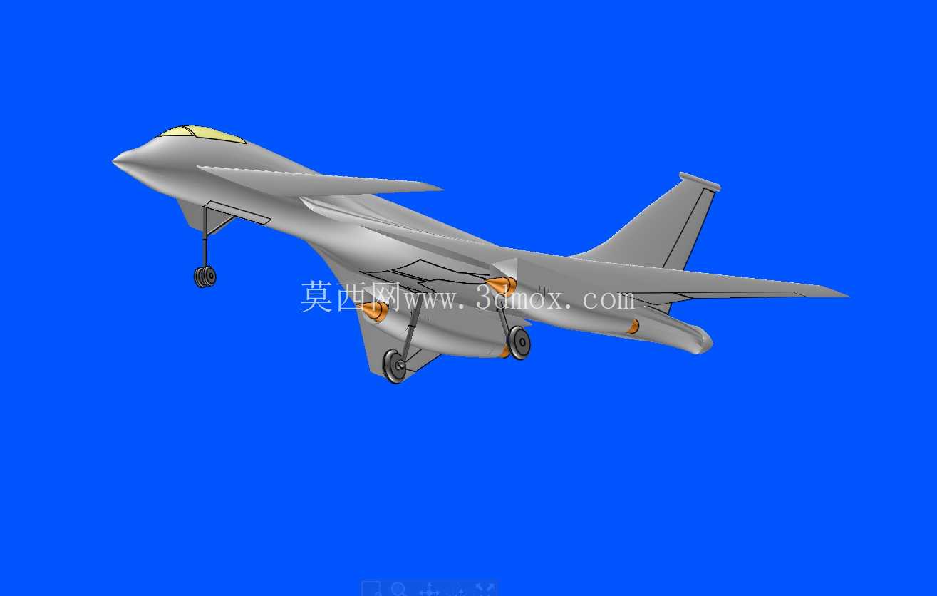 格鲁曼先进战术战斗机(ATF)概念实体总成。 模型(解释)(添加了 FreeCAD 版本)