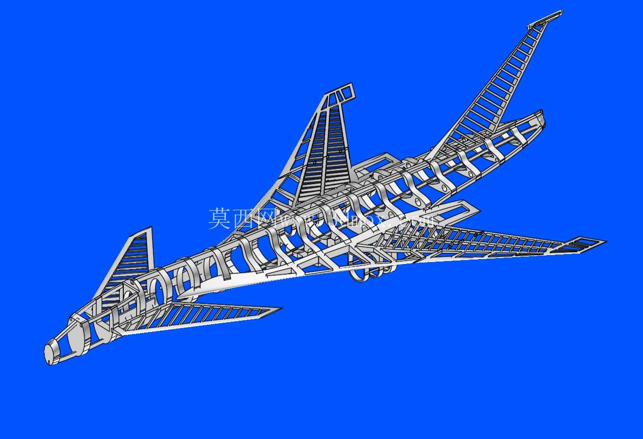 格鲁曼先进战术战斗机(ATF)概念实体总成。 模型(解释)(添加了 FreeCAD 版本)