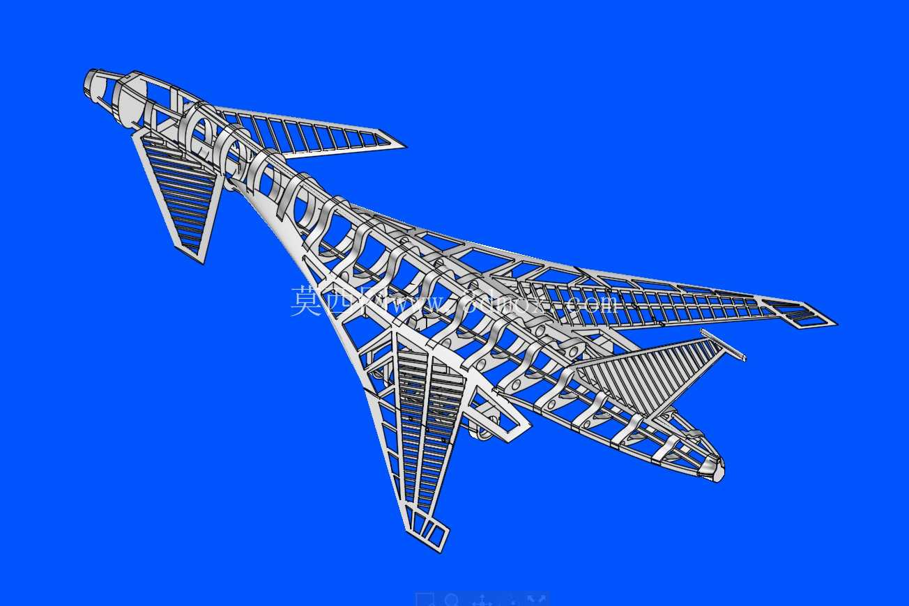 格鲁曼先进战术战斗机(ATF)概念实体总成。 模型(解释)(添加了 FreeCAD 版本)