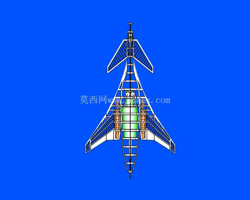 格鲁曼先进战术战斗机(ATF)概念实体总成。 模型(解释)(添加了 FreeCAD 版本)