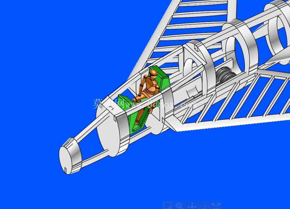格鲁曼先进战术战斗机(ATF)概念实体总成。 模型(解释)(添加了 FreeCAD 版本)