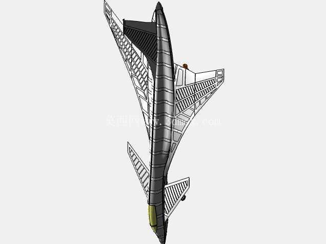 格鲁曼先进战术战斗机(ATF)概念实体总成。 模型(解释)(添加了 FreeCAD 版本)