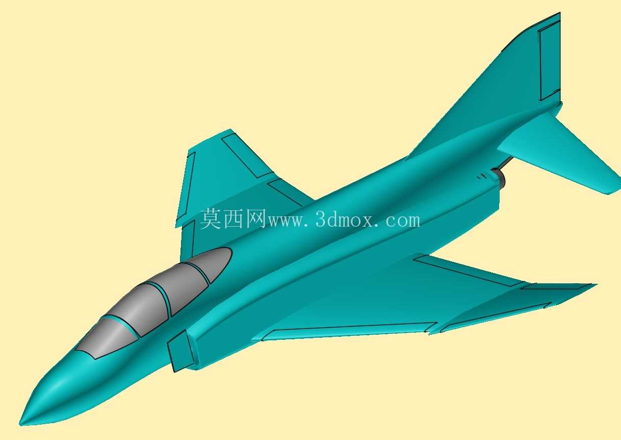 美国F-4E幻影战斗机实体拼装模型