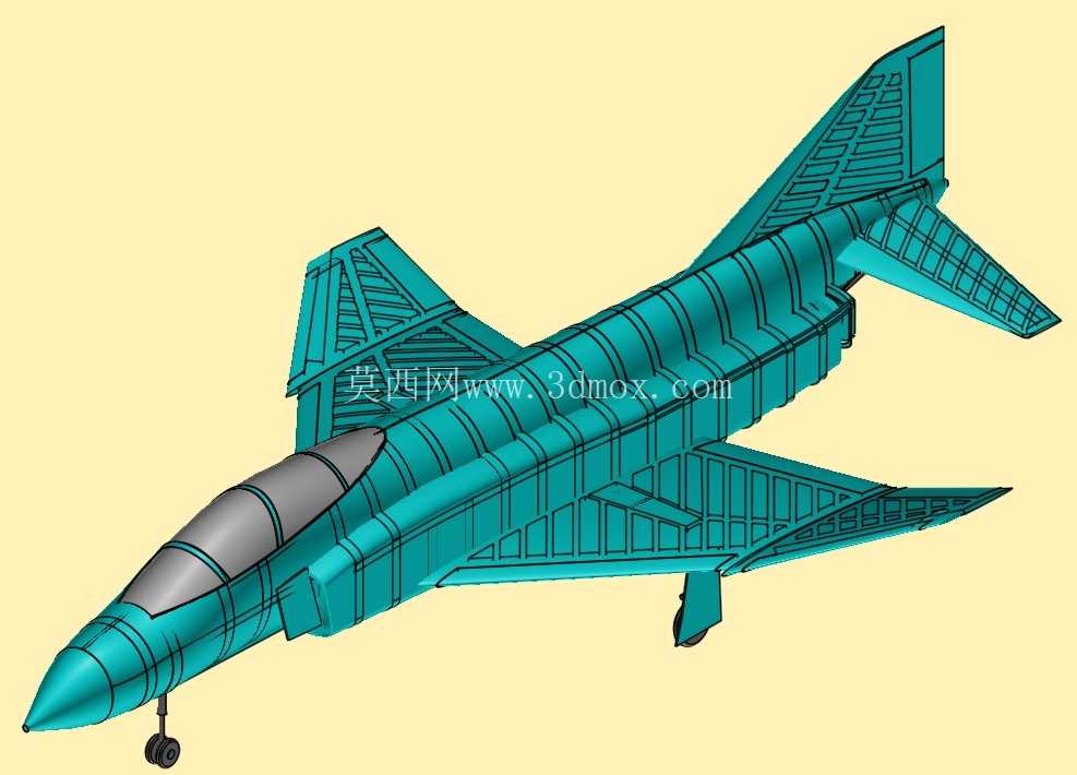 美国F-4E幻影战斗机实体拼装模型