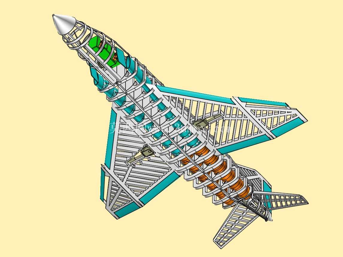 美国F-4E幻影战斗机实体拼装模型