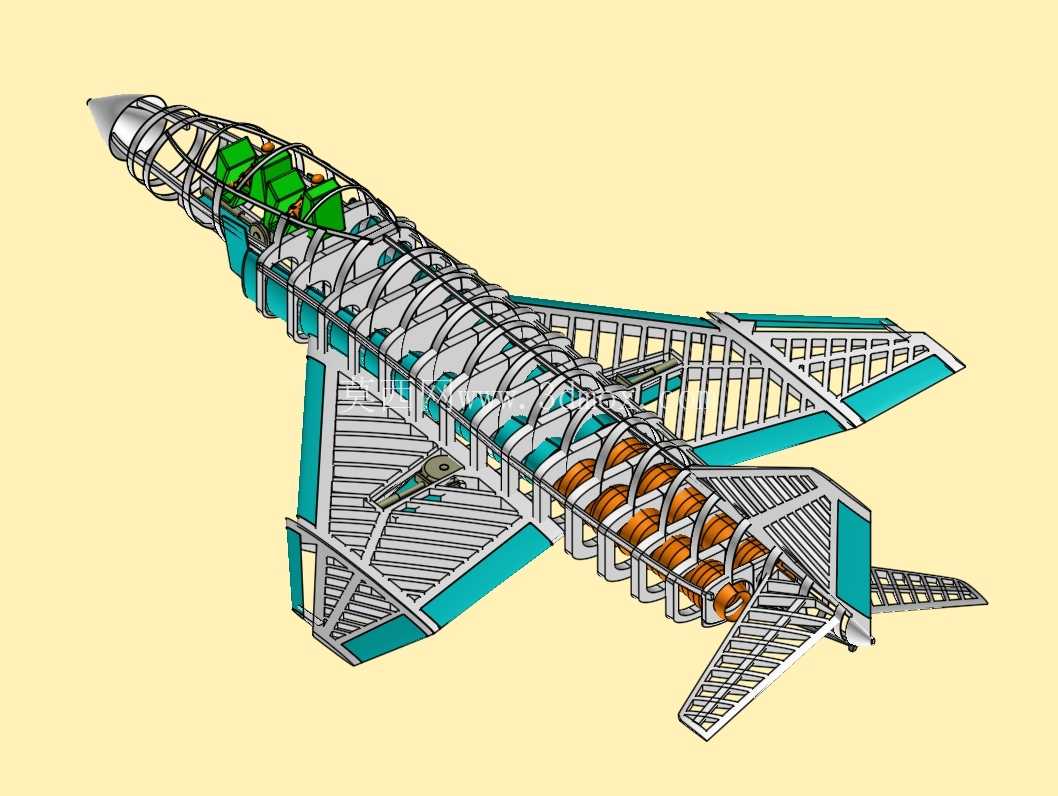 美国F-4E幻影战斗机实体拼装模型