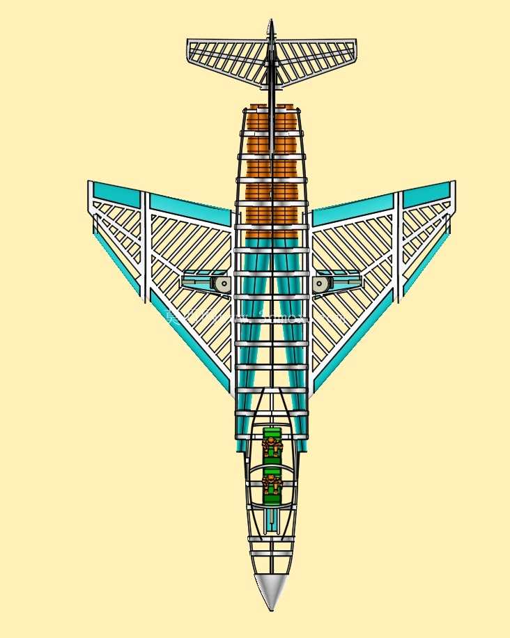 美国F-4E幻影战斗机实体拼装模型