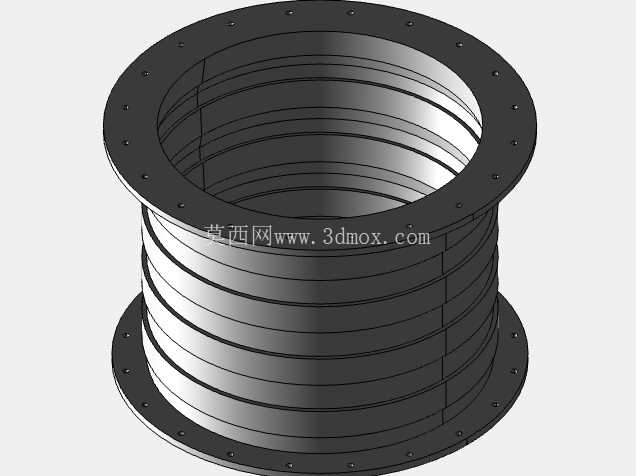 喷气发动机 CAD 装配 (Creo Parametric 11.0)