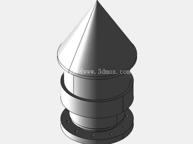 喷气发动机 CAD 装配 (Creo Parametric 11.0)