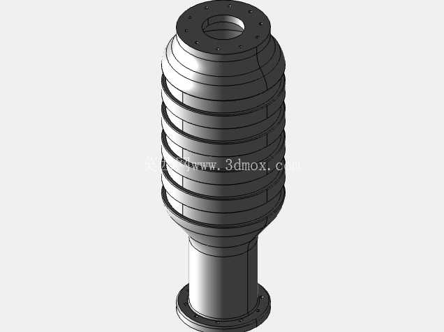 喷气发动机 CAD 装配 (Creo Parametric 11.0)
