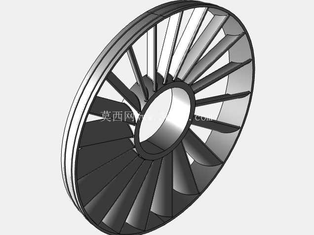 喷气发动机 CAD 装配 (Creo Parametric 11.0)