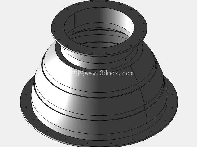 喷气发动机 CAD 装配 (Creo Parametric 11.0)