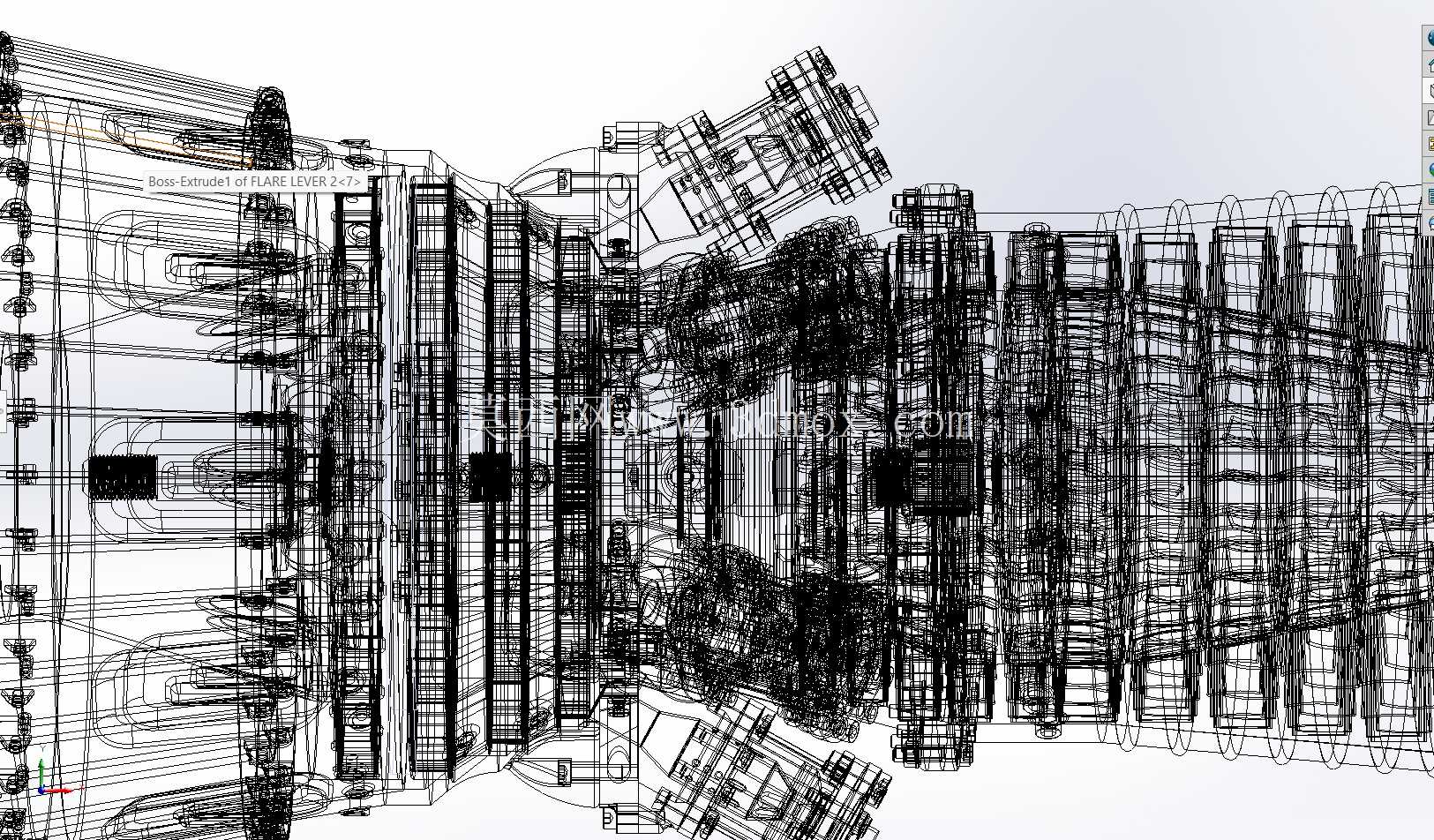 喷气发动机装配 - SolidWorks 设计