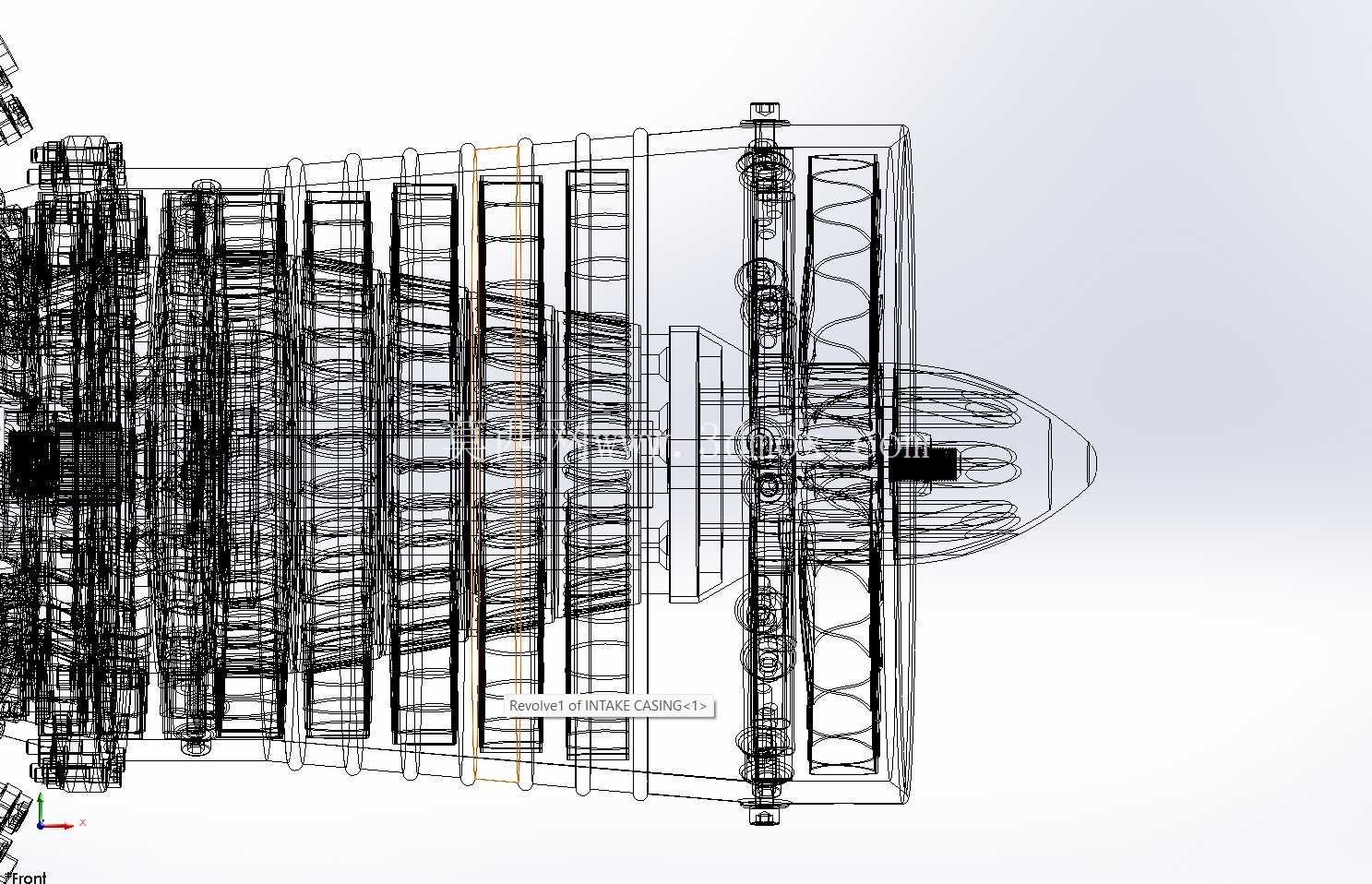 喷气发动机装配 - SolidWorks 设计