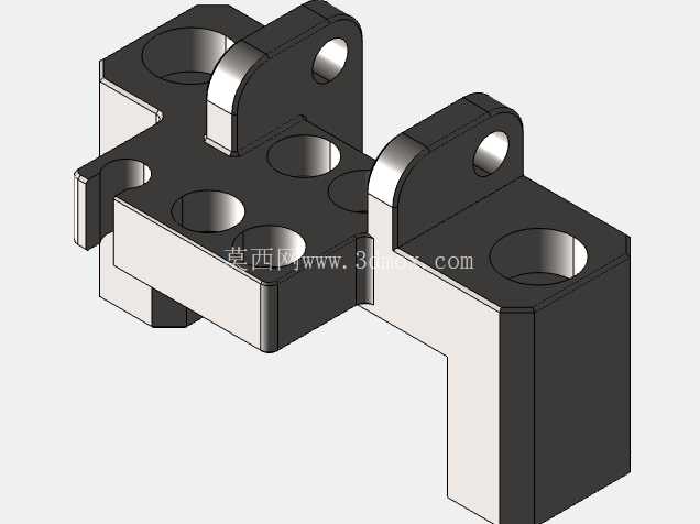 练习模型 – SS304 CNC 加工支架