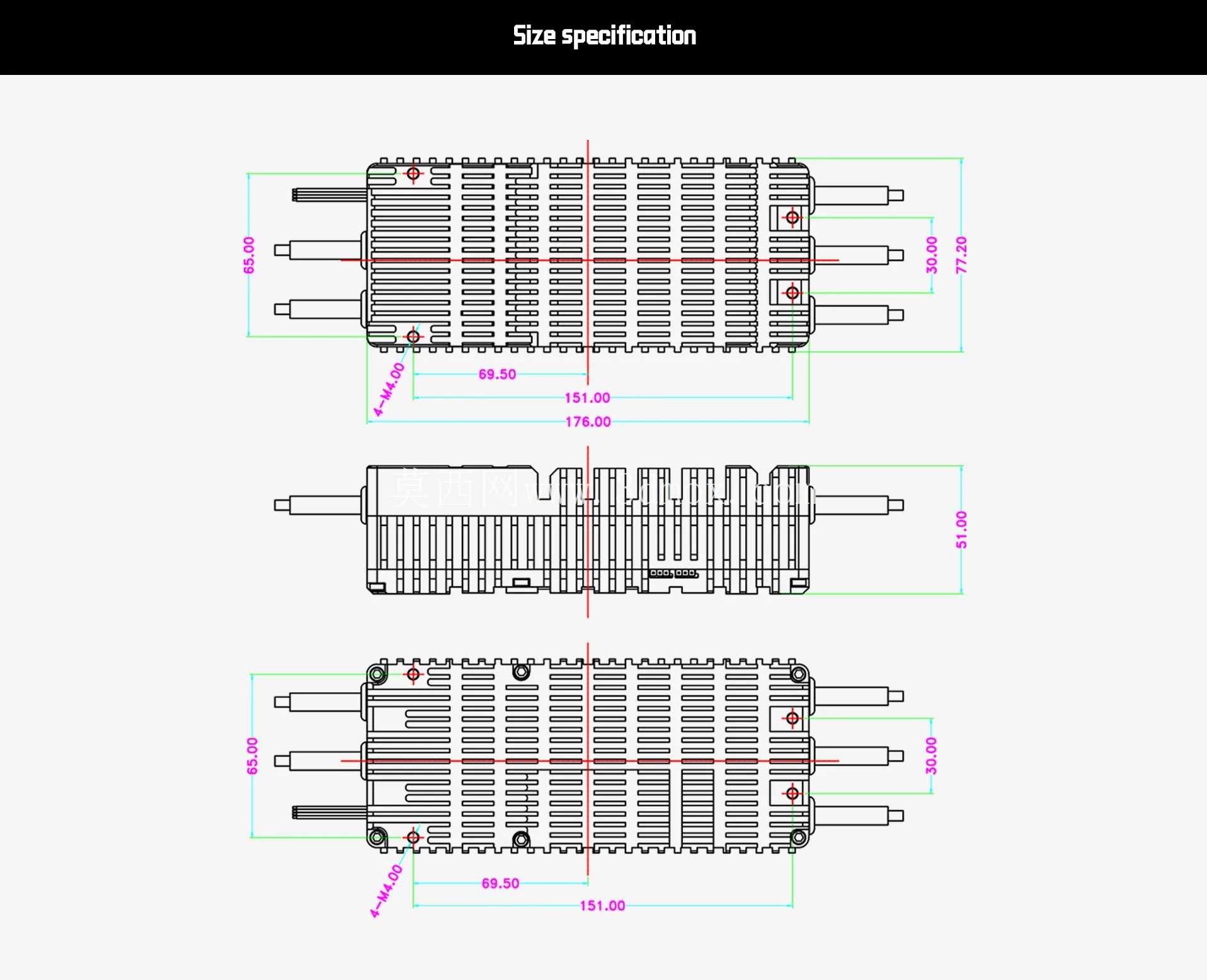 ESC UH300 v2/300A (12~28S)