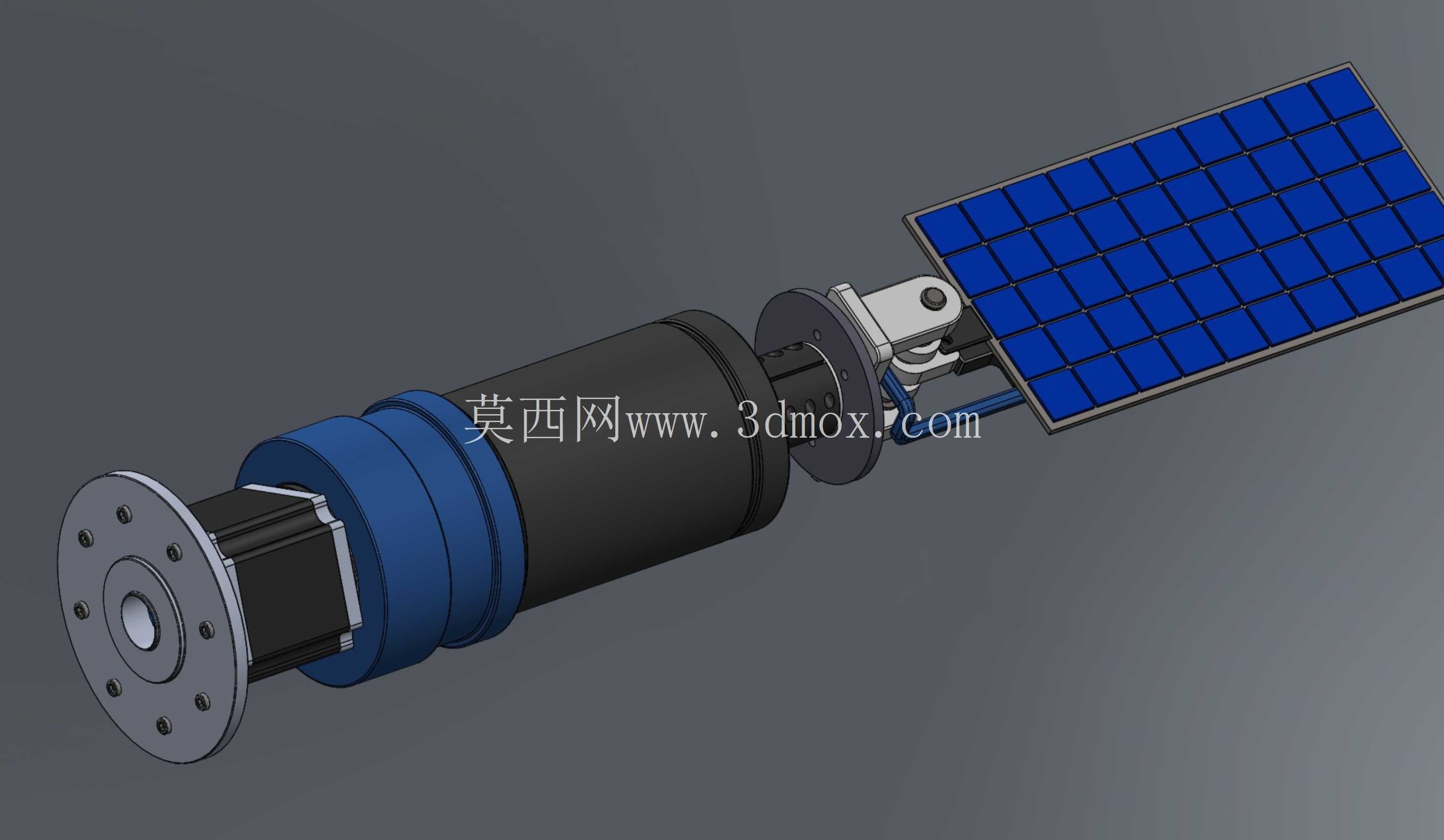 太阳能阵列驱动组件 (SADA) – 概念 CAD 模型