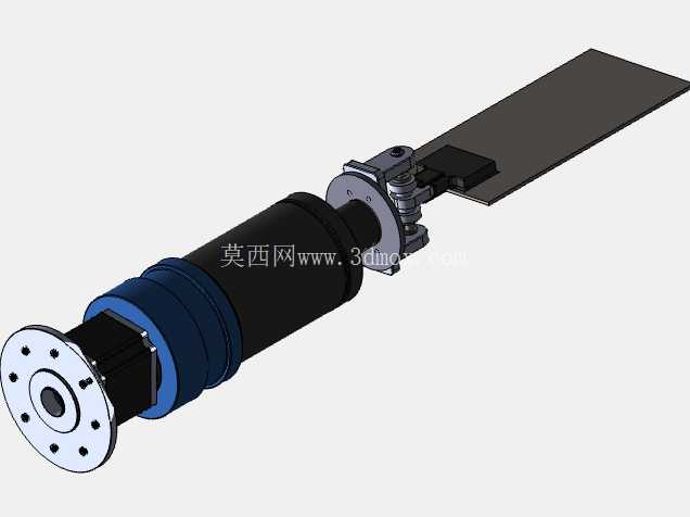 太阳能阵列驱动组件 (SADA) – 概念 CAD 模型