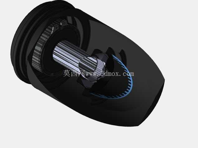 太阳能阵列驱动组件 (SADA) – 概念 CAD 模型