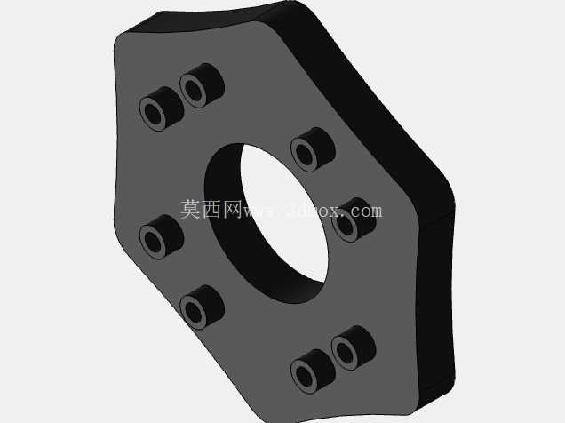 太阳能阵列驱动组件 (SADA) – 概念 CAD 模型