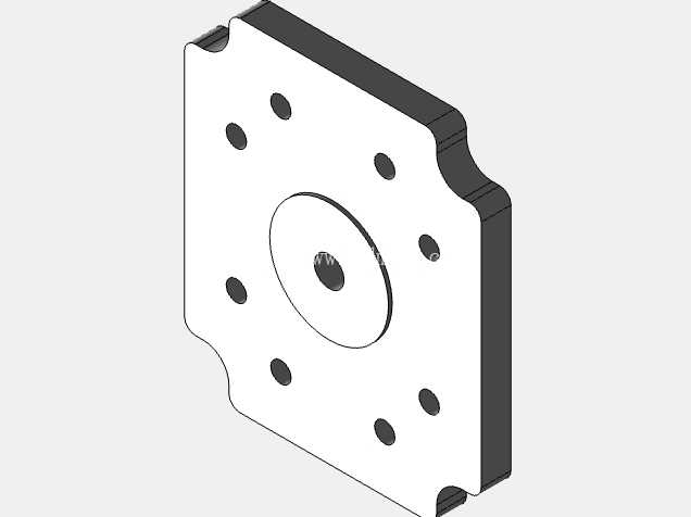 太阳能阵列驱动组件 (SADA) – 概念 CAD 模型
