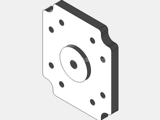 太阳能阵列驱动组件 (SADA) – 概念 CAD 模型