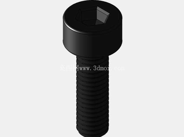 M3 内六角螺钉库 | SolidWorks + STEP M3x4 - M3x40 |