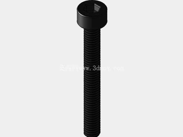 M3 内六角螺钉库 | SolidWorks + STEP M3x4 - M3x40 |