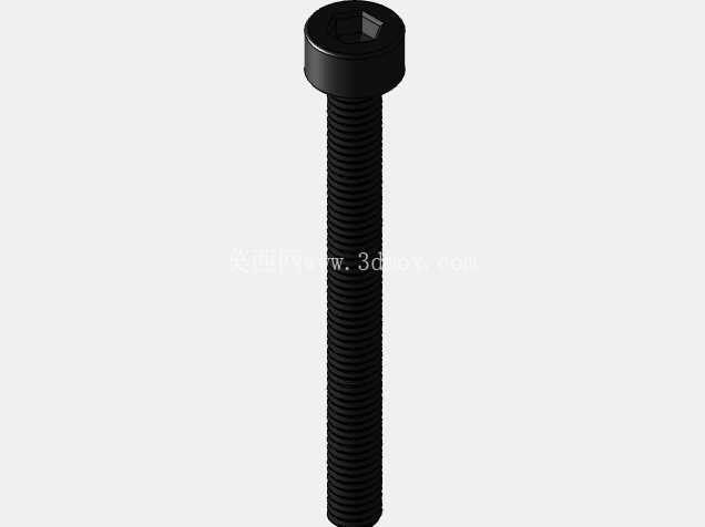 M3 内六角螺钉库 | SolidWorks + STEP M3x4 - M3x40 |