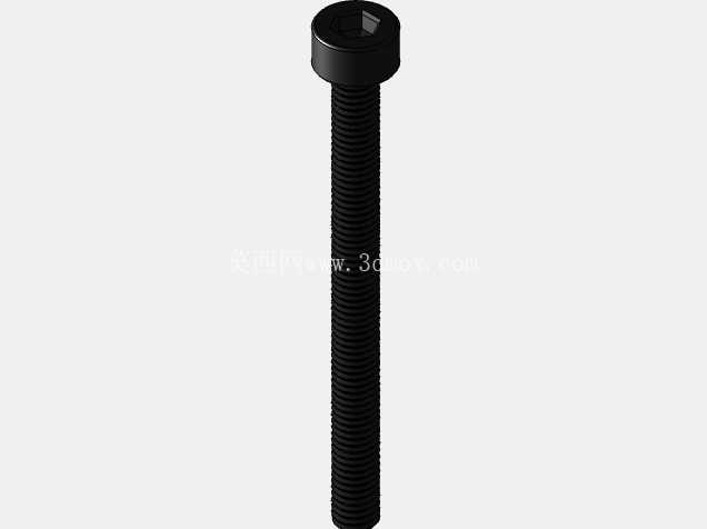 M3 内六角螺钉库 | SolidWorks + STEP M3x4 - M3x40 |