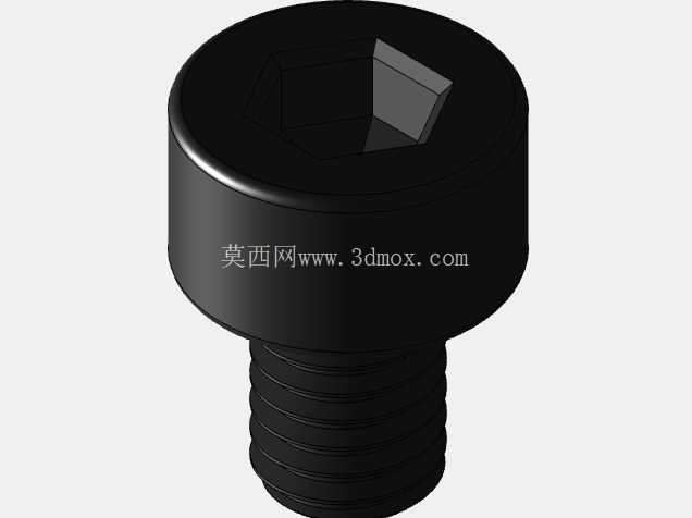 M3 内六角螺钉库 | SolidWorks + STEP M3x4 - M3x40 |