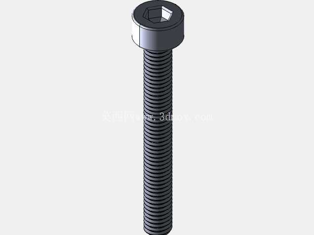 M3 内六角螺钉库 | SolidWorks + STEP M3x4 - M3x40 |